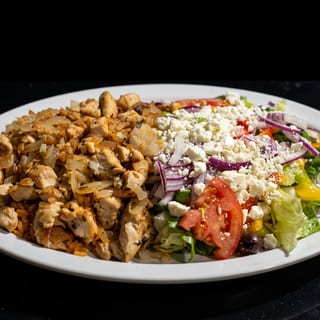 Chicken Greek Plate