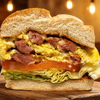Polish & Egg Sandwich