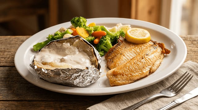 Tilapia Dinner.