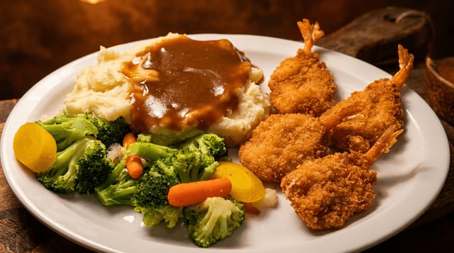 Fried Shrimp Dinner.