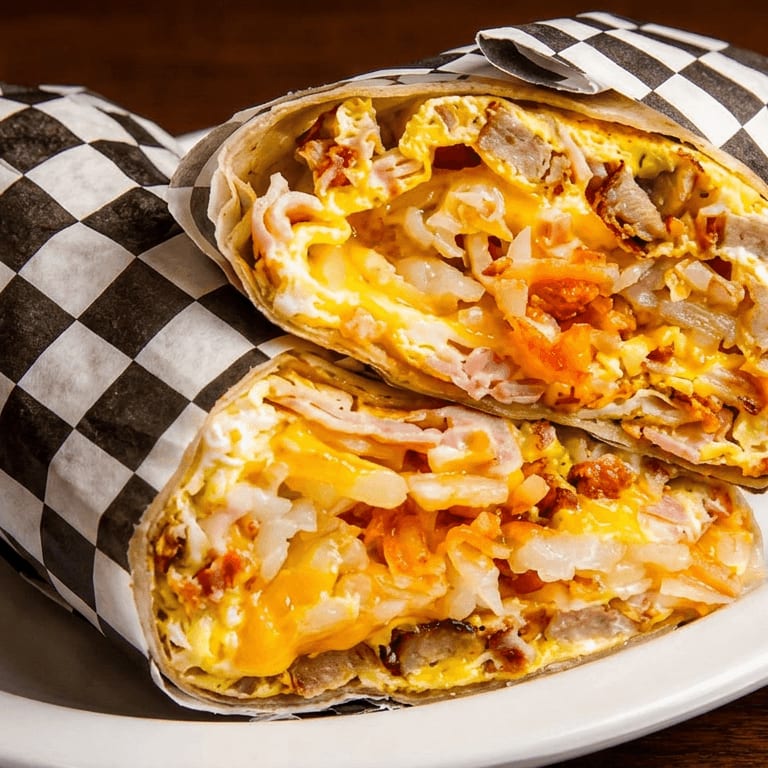Delicious Breakfast Burrito