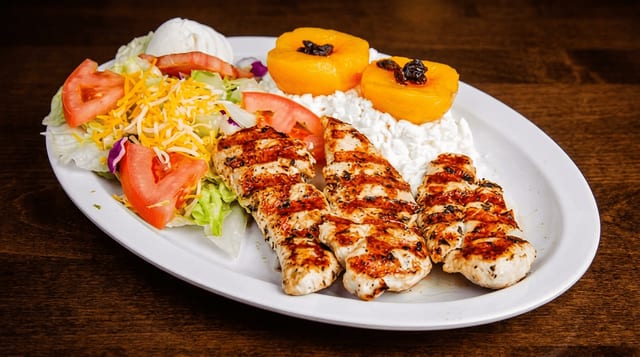 Chicken Diet Plate.